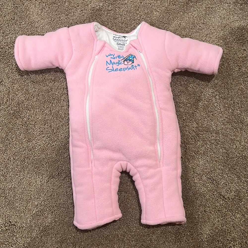 Baby Merlin’s magic sleep suit, size small, 3-6 months, 12-18 pounds